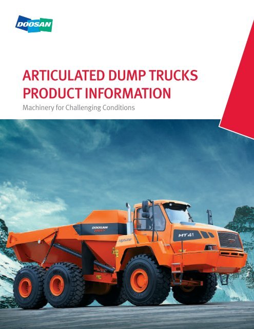 download Doosan Articulated Dump Truck Type Moxy MT41 able workshop manual