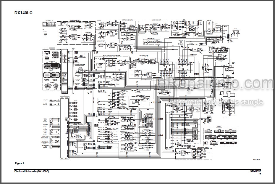 download Doosan DX140LC Excavator Hydraulic Schematics able workshop manual