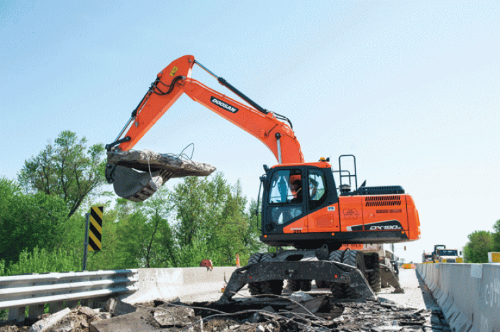 download Doosan DX190W Wheel Excavator able workshop manual