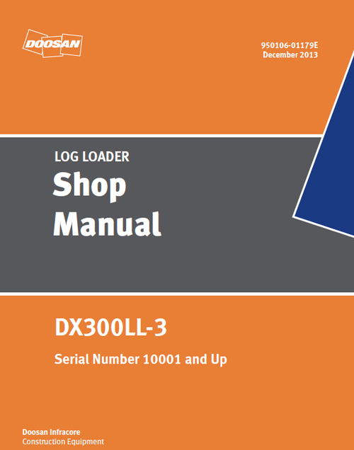download Doosan DX300LC DX340LC Excavator Hydraulic Schematics able workshop manual