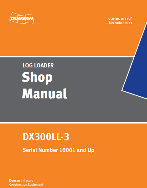 download Doosan DX300LC DX340LC Excavator Hydraulic Schematics able workshop manual