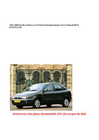 download FIAT BRAVO BRAVA workshop manual