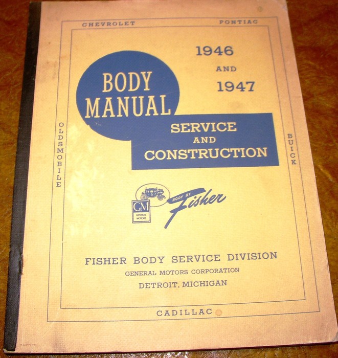 download FISHER Body Chevrolet Oldsmobile Buick Pontiac Cadillac workshop manual