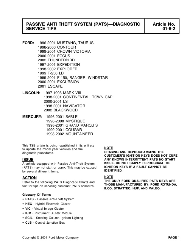 download FORD EXCURSION workshop manual