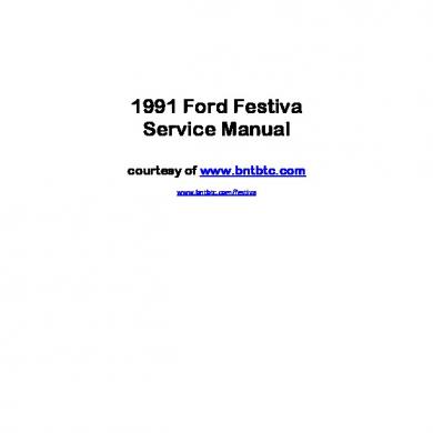 download FORD FESTIVA workshop manual