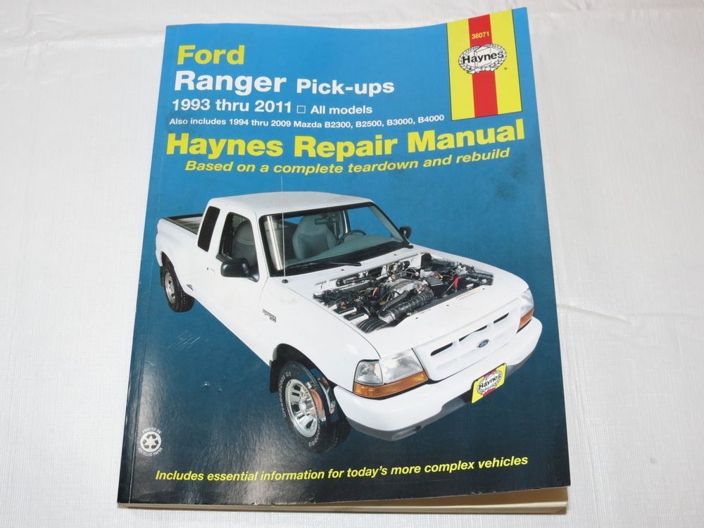 download FORD RANGER OEM DIY workshop manual