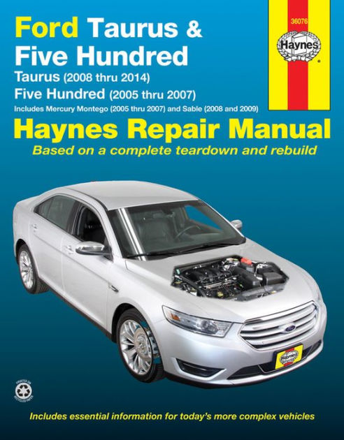 download FORD TAURUS able workshop manual