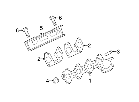 download Ford Truck E 350 Exhaust Manifold workshop manual