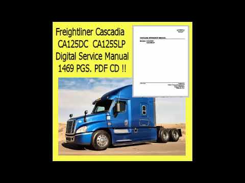 download Freightliner Cascadia CA125DC CA125SLP Truck workshop manual