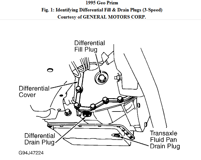 download GEO Prizm workshop manual