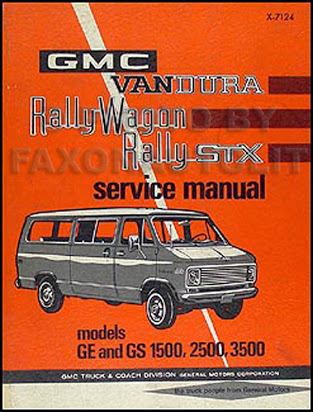 download GMC G Van workshop manual