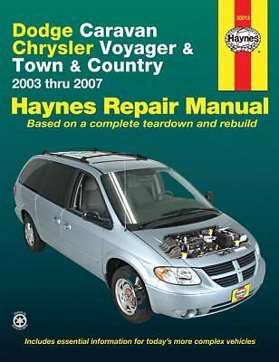 download GRand VOYAGER workshop manual