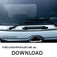 download HINO Truck 500 workshop manual