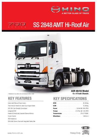 download HINO Truck 700 workshop manual