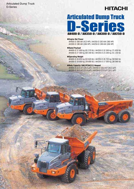 download HITACHI AH300 Articulated Dump Truck able workshop manual