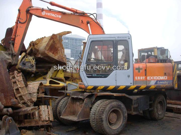 download HITACHI EX100WD WHEELED Excavator EQUIPMENT able workshop manual