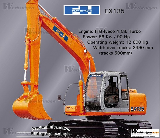 download HITACHI EX135UR Excavator able workshop manual