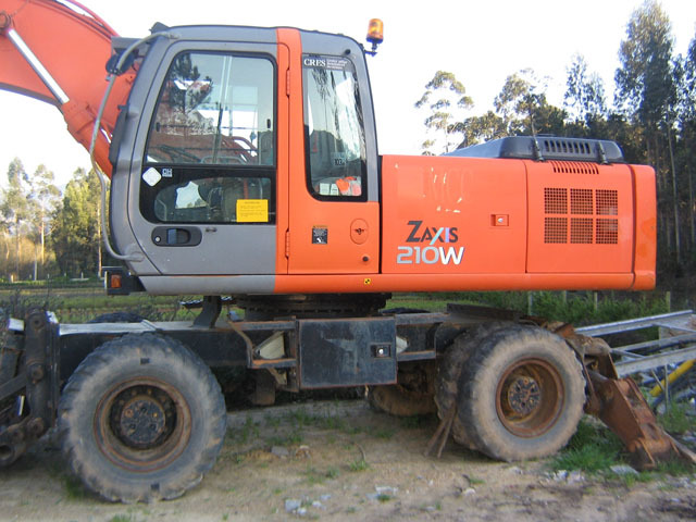 download HITACHI ZAXIS 210W WHEELED Excavator able workshop manual