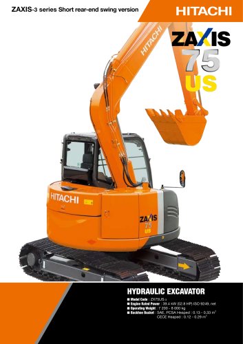 download HITACHI ZAXIS 75US Excavator able workshop manual