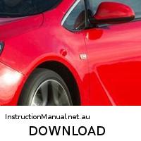 download HOLDEN ASTRA J workshop manual