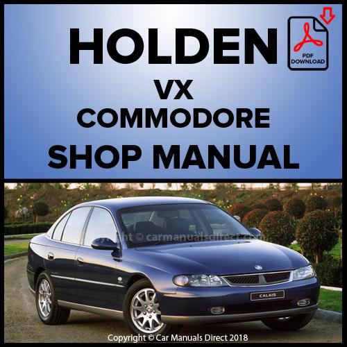 download Holden Commodore Berlina Calais VX II WSRM workshop manual