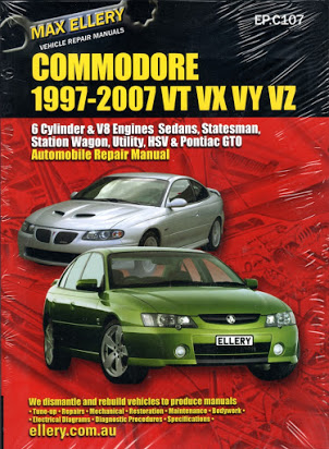 download HOLDEN COMMODORE VT VX VU VY HSV II SUPER CHARGED workshop manual