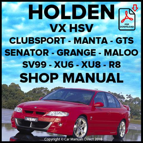 download HOLDEN GTS Manual. workshop manual
