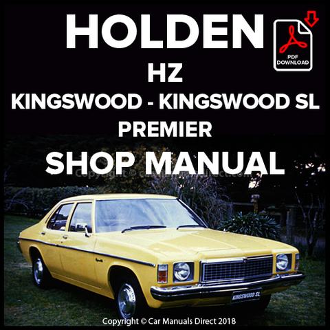 download HOLDEN HQ HZ workshop manual