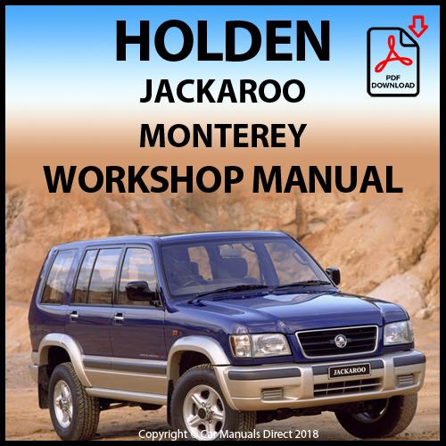 download HOLDEN JACKAROO workshop manual