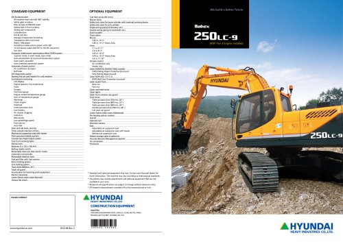 download HYUNDAI Crawler Excavator R250LC 9 able workshop manual
