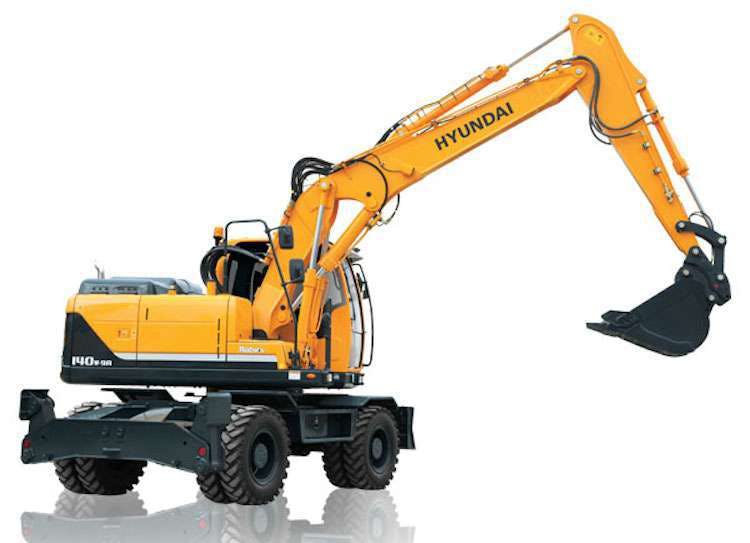 download HYUNDAI R140W 7 Wheel Excavator able workshop manual