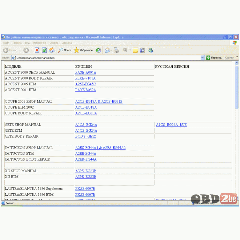 download HYUNDAI TRAJET ETM workshop manual