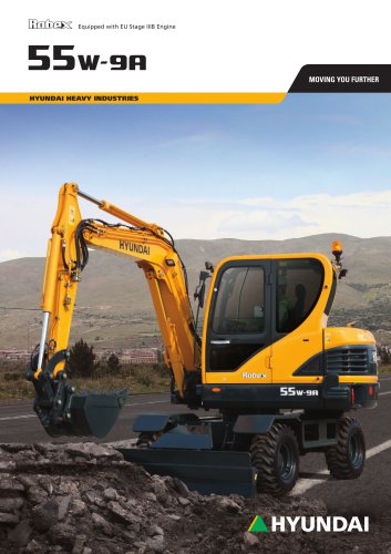 download HYUNDAI Wheel Excavator R55W 7A able workshop manual