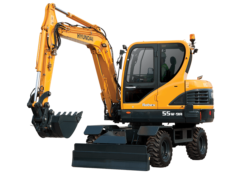 download HYUNDAI Wheel Excavator R55W 7A able workshop manual