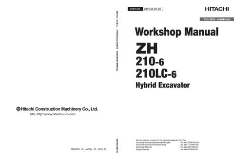 download Hitachi Zaxis 200 225US 225USR 230 270 able workshop manual