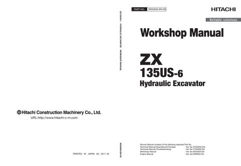 download Hitachi Zaxis 200 225US 225USR 230 270 able workshop manual