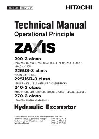 download Hitachi Zaxis 225US 225USR Excavator able workshop manual