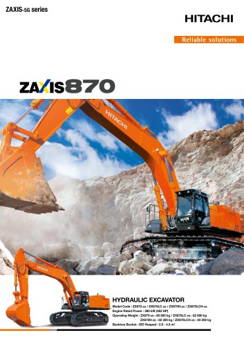 download Hitachi Zaxis ZX 870LC 5G Excavator able workshop manual