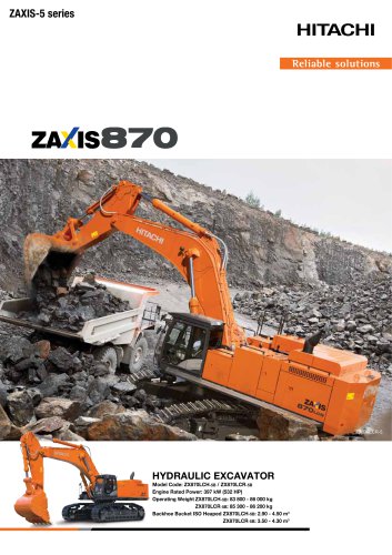 download Hitachi Zaxis ZX 870LC 5G Excavator able workshop manual