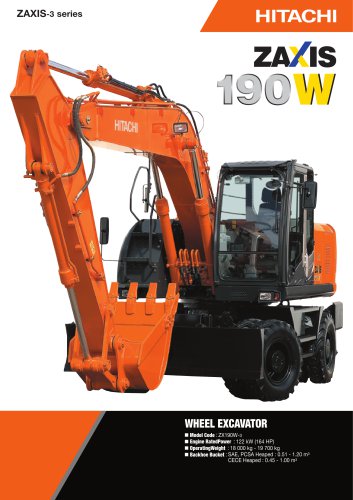 download Hitachi Zaxis ZX210W 3 Hydraulic Excavator able workshop manual