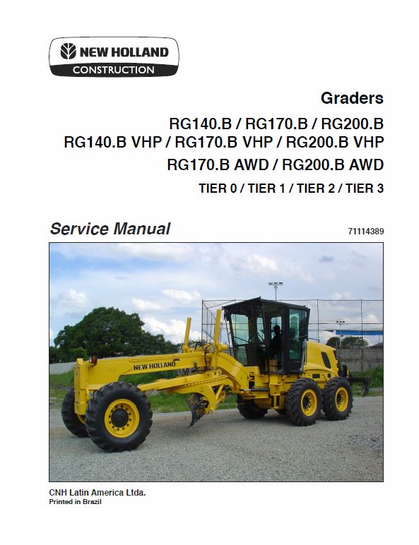 download Holland F156.6 F156.6A GRADER able workshop manual