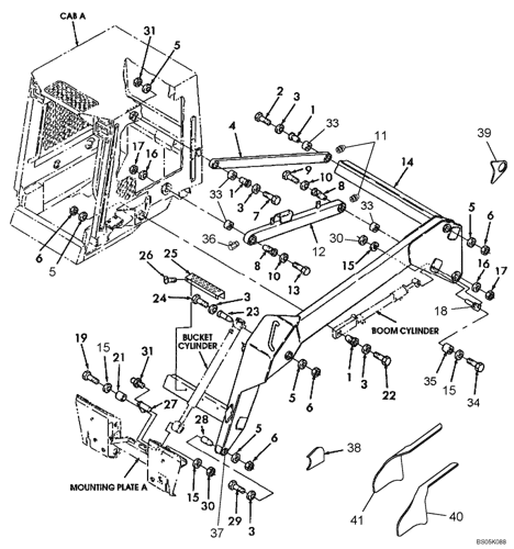 download Holland LX485 Skid Steer Loader LISTable workshop manual