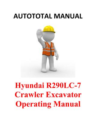 download Hyundai Crawler Excavator R290LC 3 able workshop manual