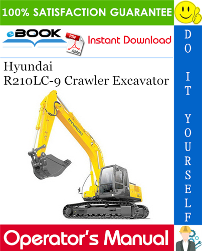 download Hyundai R210LC 9 Crawler Excavator able workshop manual