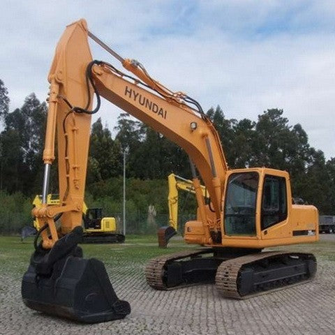 download Hyundai R210NLC 7 Crawler Excavator [] able workshop manual