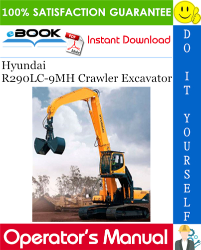 download Hyundai R290LC 7 Crawler Excavator able workshop manual