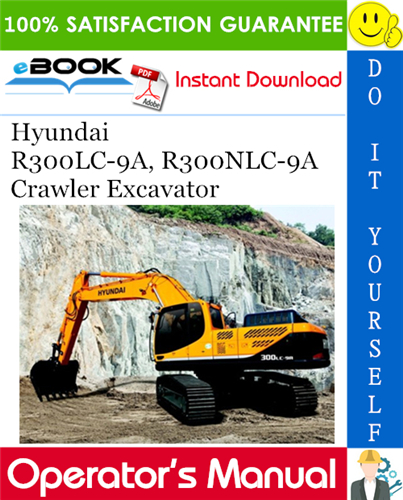 download Hyundai R300LC 7 Crawler Excavator able workshop manual