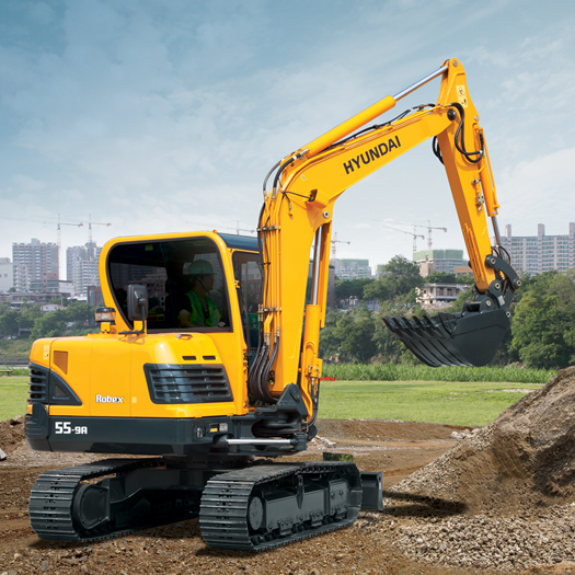 download Hyundai R55 3 Crawler Excavator able workshop manual