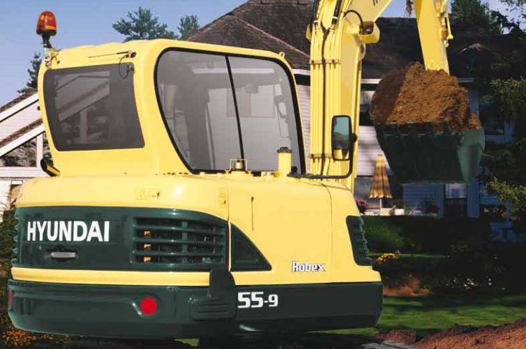 download Hyundai R55 3 Crawler Excavator able workshop manual