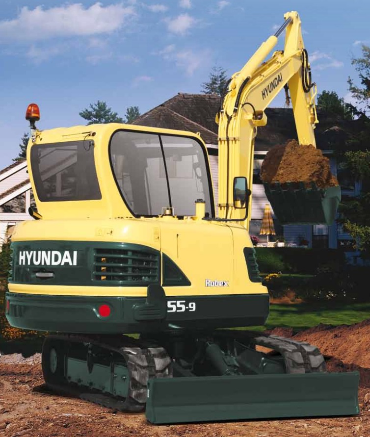 download Hyundai R55W 9 Wheel Excavator able workshop manual